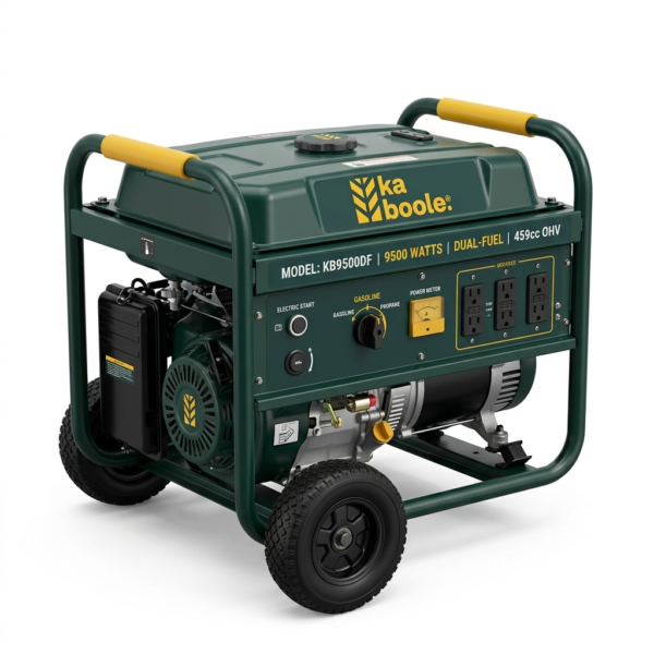 Kaboole KB9500DF 9500W Dual-Fuel Portable Generator