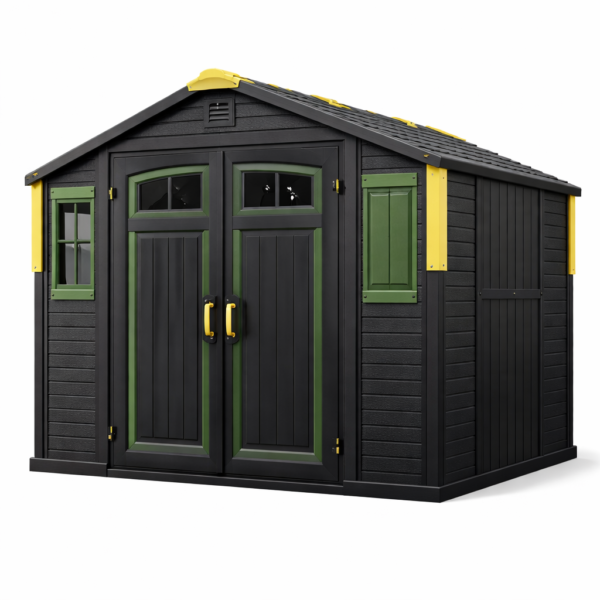 Kaboole KB1216WT 12 x 16 ft Heavy-Duty Wood Storage Shed