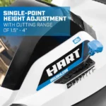 HART Tools 40V 20" Brushless Self-Propelled Electric LownMower - Image 7