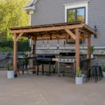 Backyard Discovery Saxony XL Cedar Grill Gazebo