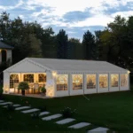Heavy Duty Party Tent Wedding Event Shelter with Removable Sidewalls 20FT x 40FT