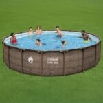 Coleman Power Steel 18 ft. x 48 in. Round Metal Frame Above Ground Pool Set - Image 6