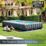 Intex 32' x 16' x 52" Rectangular Ultra XTR Frame Above Ground Swimming Pool Set - 32 ft x 16 ft x 52 in - Image 2