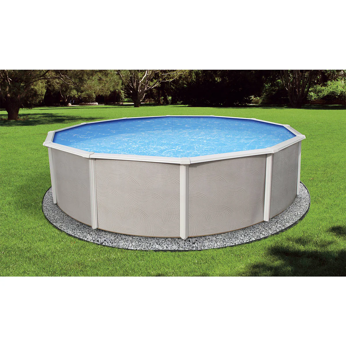 kabooole-product-228-image-1 Blue wave 24' x 52" Round Belize Above Ground Swimming Pool - Image 1