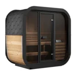 SaunaLife 3-Person CL4G Cube-Series Outdoor Home Sauna