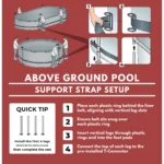 Coleman Power Steel 16' x 10' x 42" Oval Above Ground Pool Set - Image 5