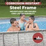 Coleman Power Steel 16' x 10' x 42" Oval Above Ground Pool Set - Image 8
