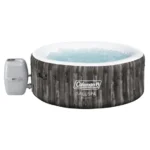 Coleman SaluSpa Bahamas AirJet 2-4 Person Circle Inflatable Hot Tub with Pump #P08411