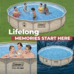 Coleman Steel Pro Max 14' x 33" Round Metal Frame Above Ground Pool Set - Image 9