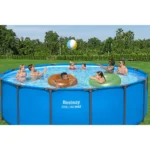 Bestway Steel Pro MAX 15' x 48" Round Above Ground Swimming Pool & Pool Ladder - Image 10