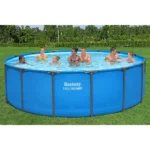 Bestway Steel Pro MAX 15' x 48" Round Above Ground Swimming Pool & Pool Ladder - Image 11