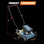 Senix 20" 144cc 4-Cycle Gas Push Lawn Mower with Side Discharge LSPG-L4 - Image 5