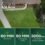 Greenworks 60V 21" Brushless Self-Propelled Battery Powered Lawn Mower + (2) 4.0Ah Batteries & Dual Port Charger - Image 6