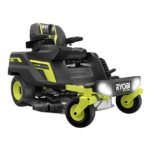 RYOBI 80V HP Brushless 30 in. Battery Electric Cordless Zero Turn Mower with 80V 10 Ah Batteries - Image 4