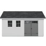 Scarsdale 12 ft. W x 16 ft. D Wood Storage Shed