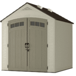 Vista 7 ft. W x 7 ft. D Plastic Shed