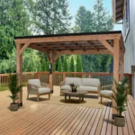 Backyard Discovery 12′ x 9.5′ Arcadia Gazebo - Image 2