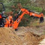 8' Tractor Backhoe Attachment with Mechanical Thumb, 15" Bucket, ISO/SAE Switchable Controls, Self-Contained Hydraulic System, 3 Point Hitch Cat.1 & 2, 20-100 HP, BH760M - Image 9