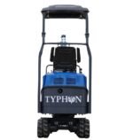 TYPHON TERROR XI STORM Mini Excavator – 1.1 Ton Trench Digger with Boom Swing, Hydraulic Thumb Clip, Bucket USA - Image 6
