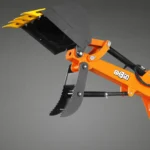 9' Tractor Backhoe Attachment with Mechanical Thumb, 15" Bucket, ISO/SAE Switchable Controls, Self-Contained Hydraulic System, 3 Point Hitch Cat.1 & 2, 25-100 HP, BH860M - Image 7