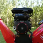 8 inch ZONSEN E-Start 1000cc 35hp Gas Powered 4 - Wheel Drum Wood Chipper with Taillight , B200 - Image 3