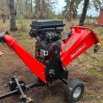 8 inch ZONSEN E-Start 1000cc 35hp Gas Powered 4 - Wheel Drum Wood Chipper with Taillight , B200 - Image 4