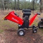 8 inch ZONSEN E-Start 1000cc 35hp Gas Powered 4 - Wheel Drum Wood Chipper with Taillight , B200 - Image 5