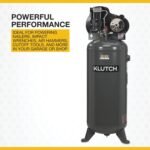 Klutch 60-Gallon Vertical Air Compressor, Single-Stage, 3.7 HP, 230V - Image 2