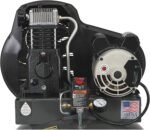 Klutch 60-Gallon Vertical Air Compressor, Single-Stage, 3.7 HP, 230V - Image 3
