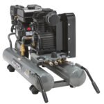 Klutch 9-Gallon Wheelbarrow Air Compressor, 6.5 HP, 11 CFM @ 40 PSI, 10 CFM @ 90 PSI, 135 Max. PSI - Image 5