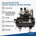 Eastwood Elite QST 30/60 Scroll Air Compressor with Automatic Drain System - Image 2