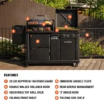 22" XL Griddle Pellet Grill Combo - Image 3