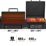 22" XL Griddle Pellet Grill Combo - Image 4