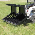 Skeleton Rock Bucket Grapple Rake with Teeth | 82"