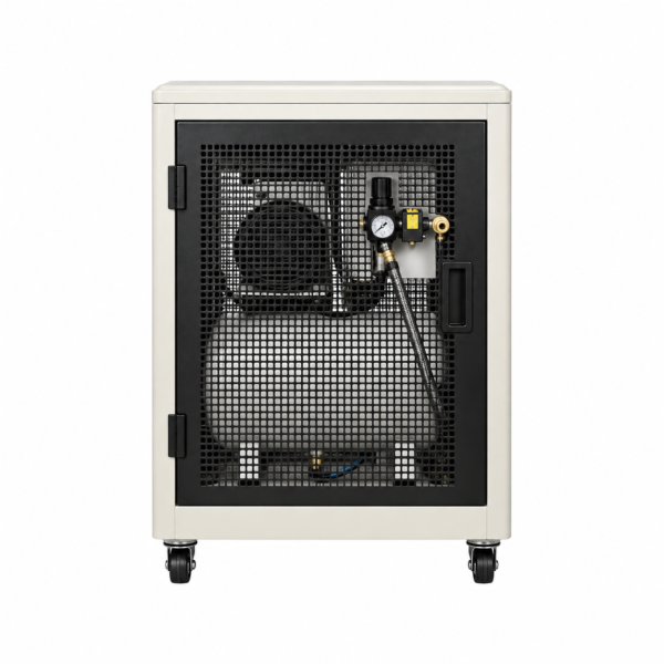 California Air Tools 2 HP 8 Gal 130 Max PSI Single-Stage Portable Electric (110 Volt) Reciprocating Air Compressor with Sound Proof Cabinet and Auto Drain